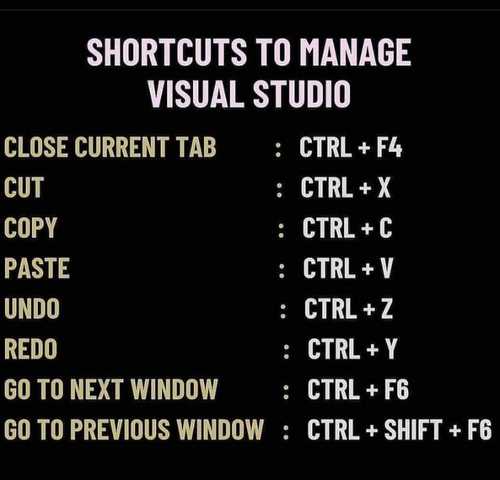 vs code shortcuts windows